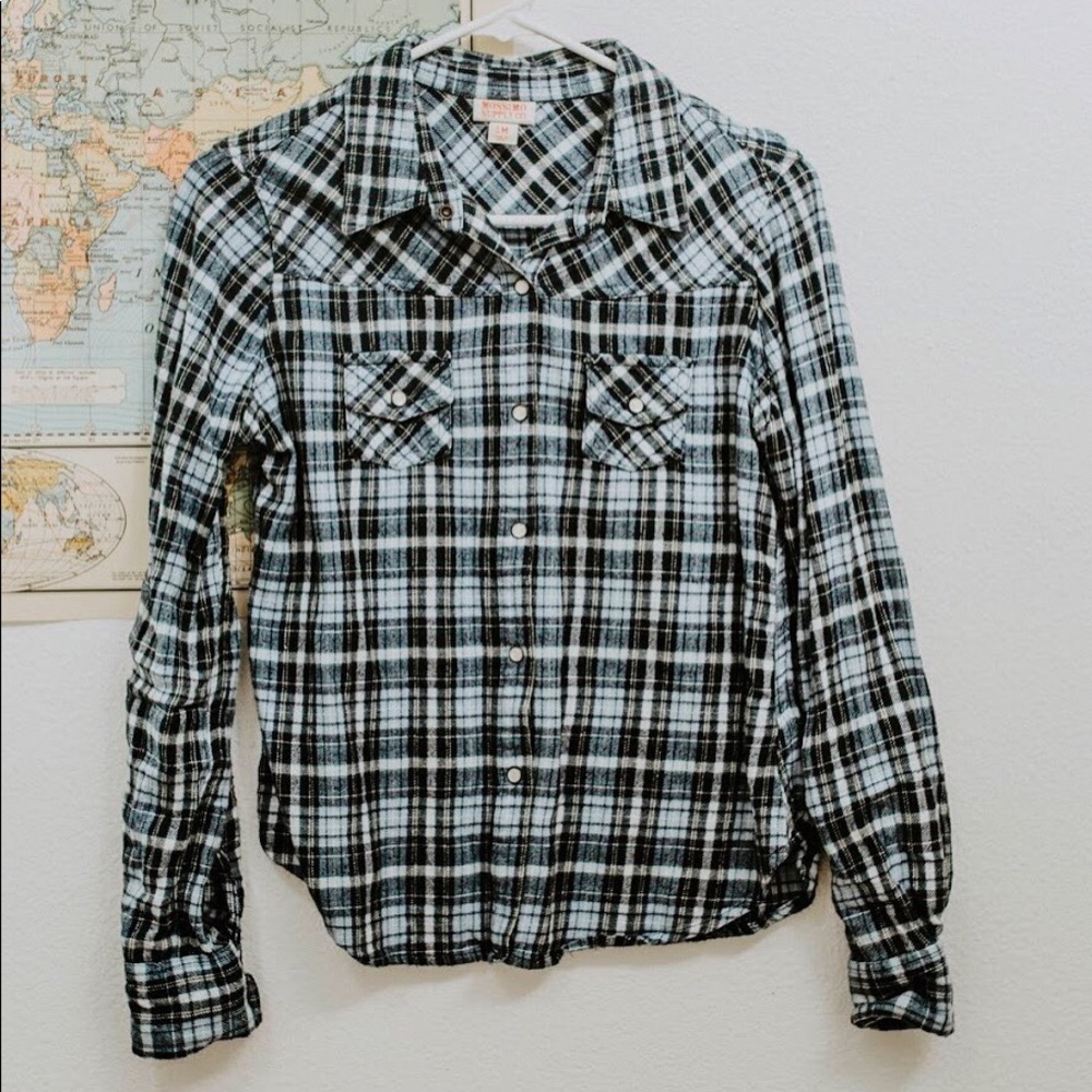 Blue flannel